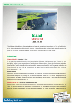Reisebeschreibung Irland