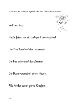 Im Fasching Heute feiern wir ein lustiges Faschingsfest. Der Pirat