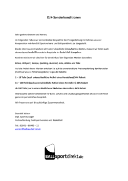 DJK-Sonderkonditionen