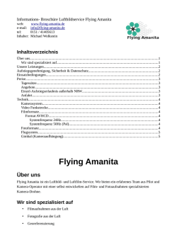 Info Brosch&uuml;re - Flying Amanita