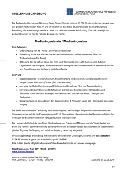 herunterladen - Technische Hochschule N&uuml;rnberg