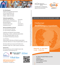 Halterner Beatmungssymposium
