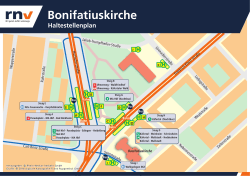 Haltestellenplan MA Bonifatiuskirche - Rhein