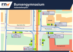 Haltestellenplan HD Bunsengymnasium