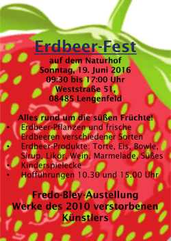 Erdbeer-Fest