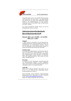 SekretariatsmitarbeiterIn Berufsbeistandschaft