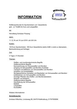 Info- Anmeldung