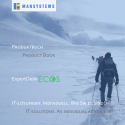 ExpertDesk-ECOS Produktbuch