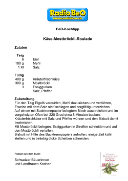 K&auml;se-Mostbr&ouml;ckli-Roulade