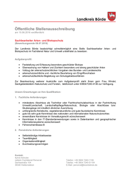 Sachbearbeiter Arten
