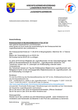 Ausschreibung - Kreisfeuerwehrverband Landkreis Rostock