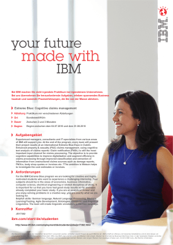 IBM - Cognitive claims management