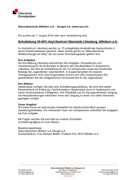 Inserat SL MNA aktuell
