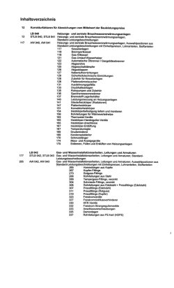Inhaltsverzeichnis