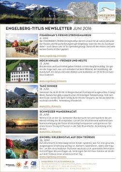 engelberg-titlis newsletter juni 2016