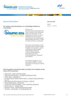 bauma Charity Alliance