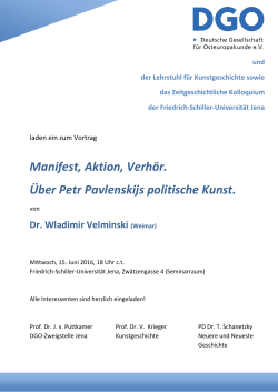 Manifest, Aktion, Verhör. Über Petr Pavlenskijs politische Kunst.