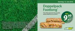 Doppelpack Footlong