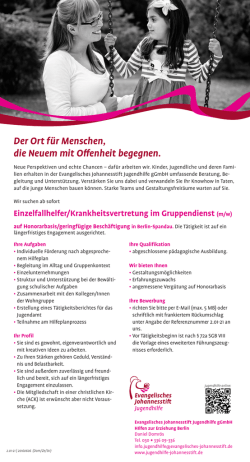 Der Ort für Menschen, die Neuem mit Offenheit begegnen.