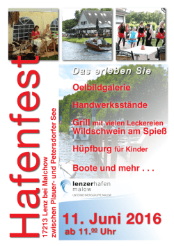 Hafenfest 11. Juni 2016
