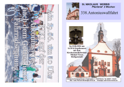 338.Antoniuswallfahrt - Katholische Kirchengemeinde St.Nikolaus