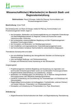 Dieses Stellenangebot als PDF speichern