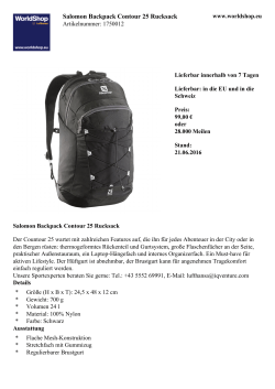 Salomon Backpack Contour 25 Rucksack
