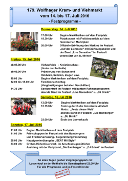 im Festprogramm