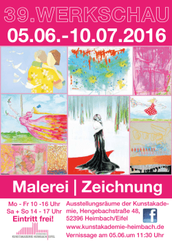 Eintritt frei! - Internationale Kunstakademie Heimbach