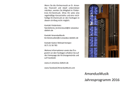 jahresplan amandus 2016