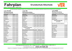 Grundschule Silschede - Verkehrsgesellschaft Ennepe Ruhr mbH
