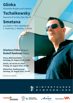 Glinka Tschaikowsky Smetana
