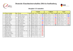 U23 männlich - ESV Lok Elsterwerda