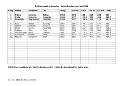 Jahresmeisterschaft P10 - Schützenbezirk Surselva