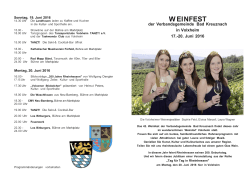Weinfestprogramm - KLICK MICH! - Nahe-News