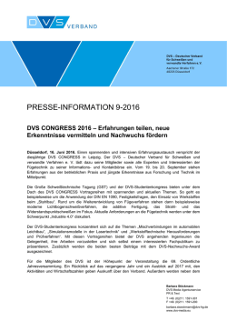 DVS CONGRESS 2016