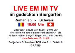 im gedeckten Biergarten