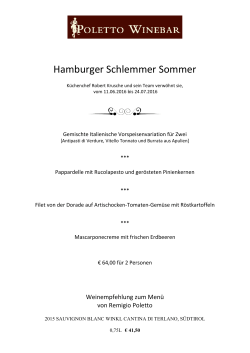 Hamburger Schlemmer Sommer