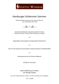 Hamburger Schlemmer Sommer