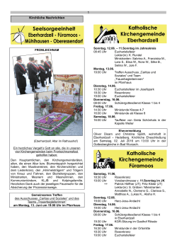 Das aktuelle Mitteilungsblatt