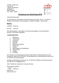 Einladung Bezirkstag 2016 Vöhringen