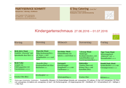 Juli - Partyservice Schmitt