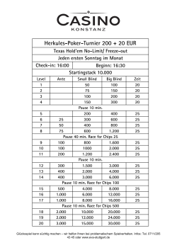 Herkules-Poker-Turnier 200 + 20 EUR