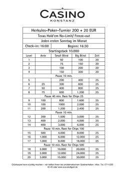 Herkules-Poker-Turnier 200 + 20 EUR