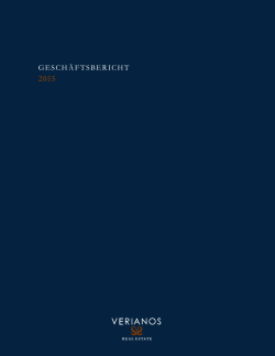 GESCHÄFTSBERICHT