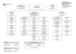 Organigramm des BSA