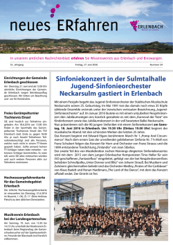 Sinfoniekonzert in der Sulmtalhalle Jugend