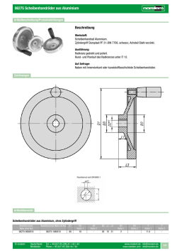 06275 Scheibenhandräder aus Aluminium