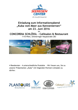 Information - Seereisen Center