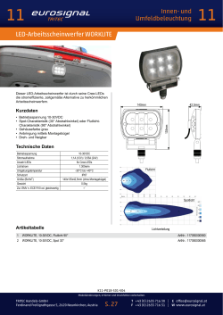 S. 27 Innen- und Umfeldbeleuchtung LED